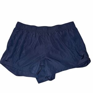 Athletic Works Navy Blue Running Shorts - Size XL (16-18)